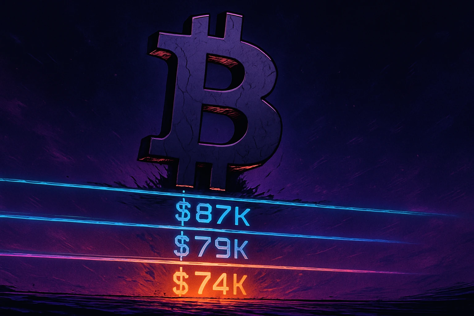 CryptoQuant：ビットコインは87,000ドルの「ブル・ベア分岐」を維持する必要があり、74,000ドルが崩壊への最後の防衛線である