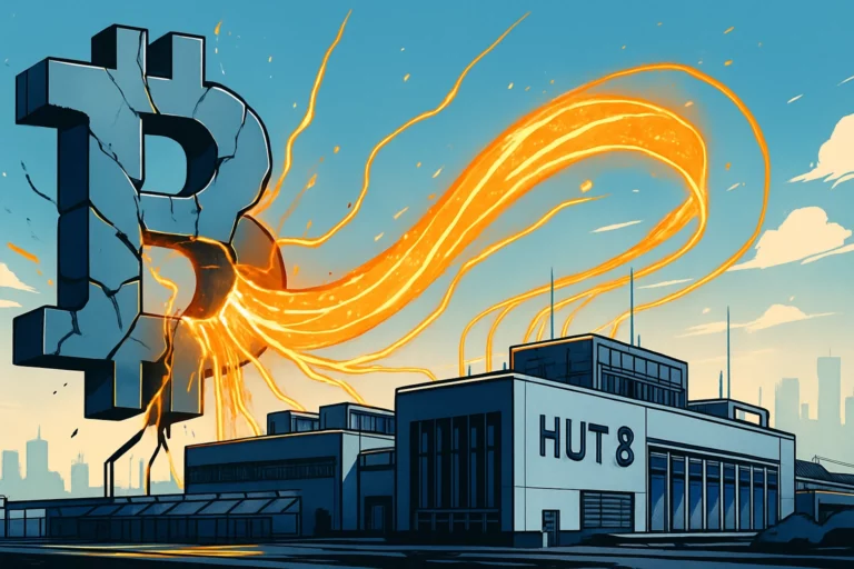 ビットコインマイニング会社Hut 8は、Fluidstackから総額70億米ドル相当の大規模なAIリース注文を獲得し、市場が開く前に$HUTは25％急騰した。